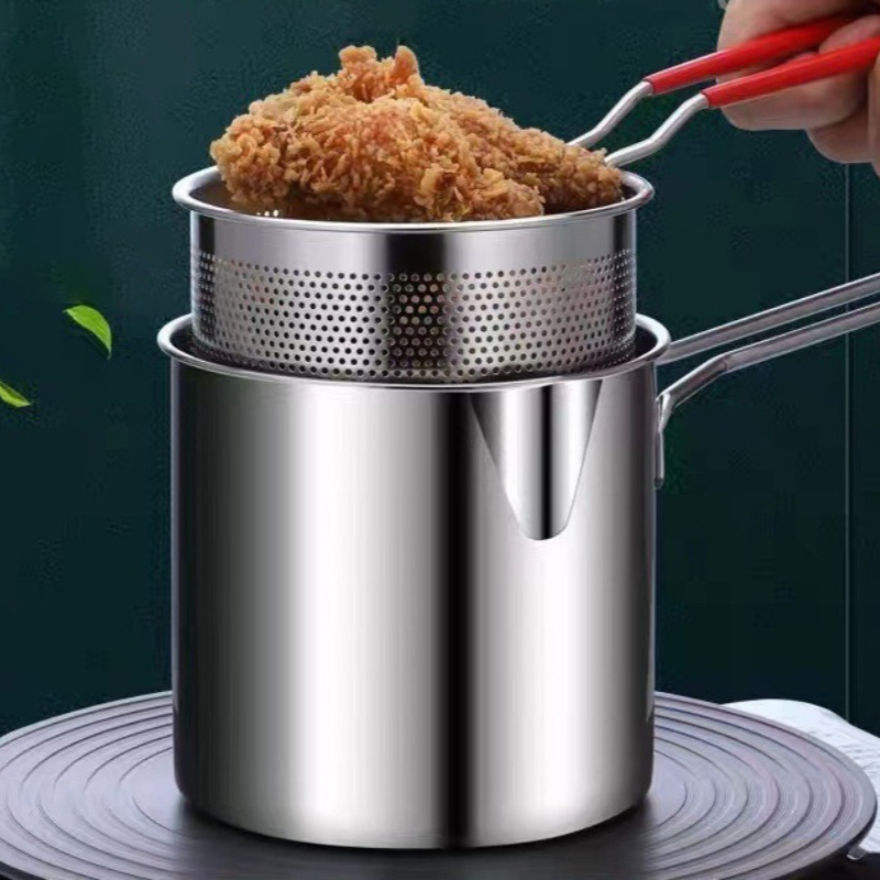 Home Cooking Help - 304 Paslanmaz Çelik Fritöz Kızartma Sepeti