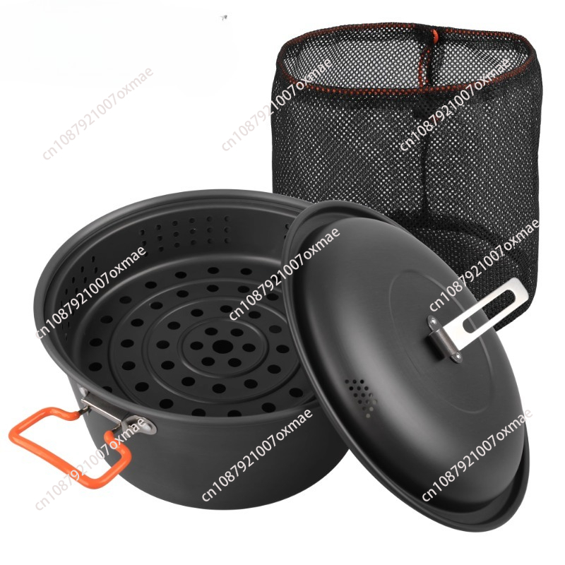 Steamer Bamboo Set - Açık hava seti pot kamp pişirme