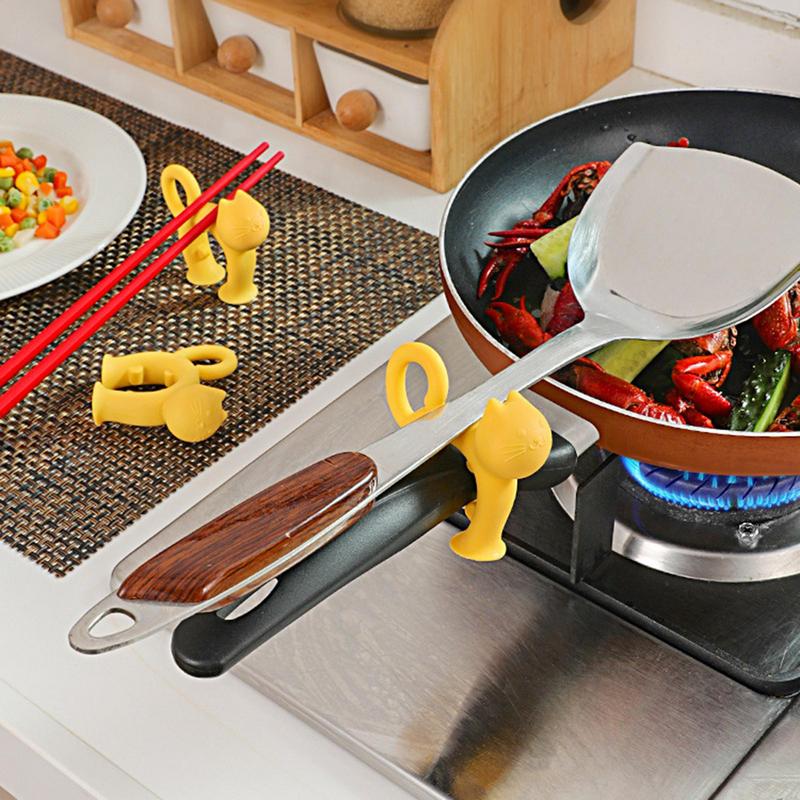 Home Cooking For Cats - Kaşık Dinlenme Kedi Şekli Kaşık Pişirme