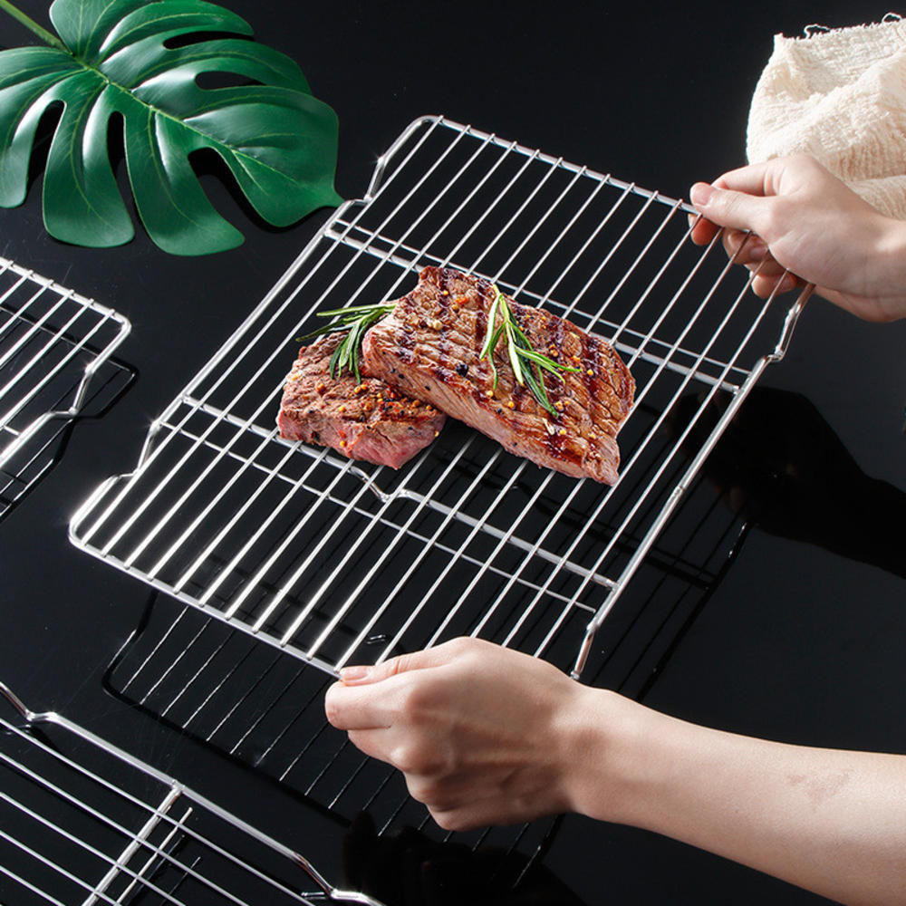 Home Cooking Help - Paslanmaz Çelik Barbekü Örgü Mat Yeniden