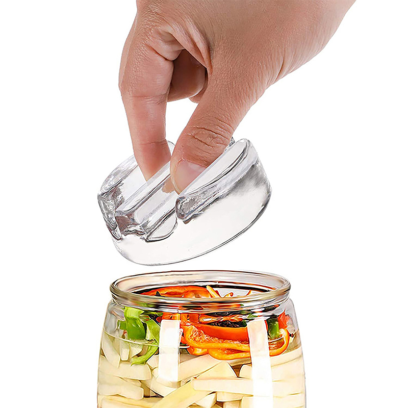 Fermentation Crock - Kolay Tutulan Saplı Fermantasyon Cam Ağırlığı