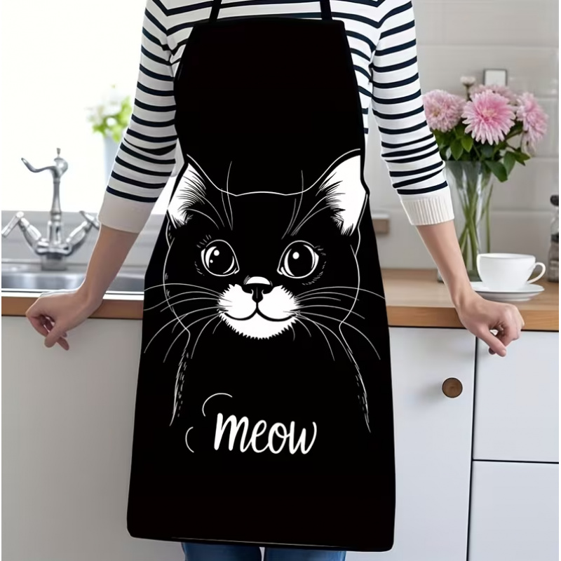 Sevimli Siyah Kedi Baskılı Önl - Home Cooking For Cats incelemesi ve fiyatı