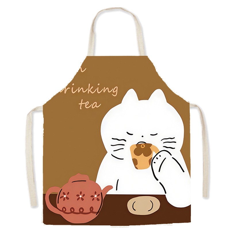 Sevimli Beyaz Kedi Baskılı Önl - Home Cooking For Cats incelemesi ve fiyatı