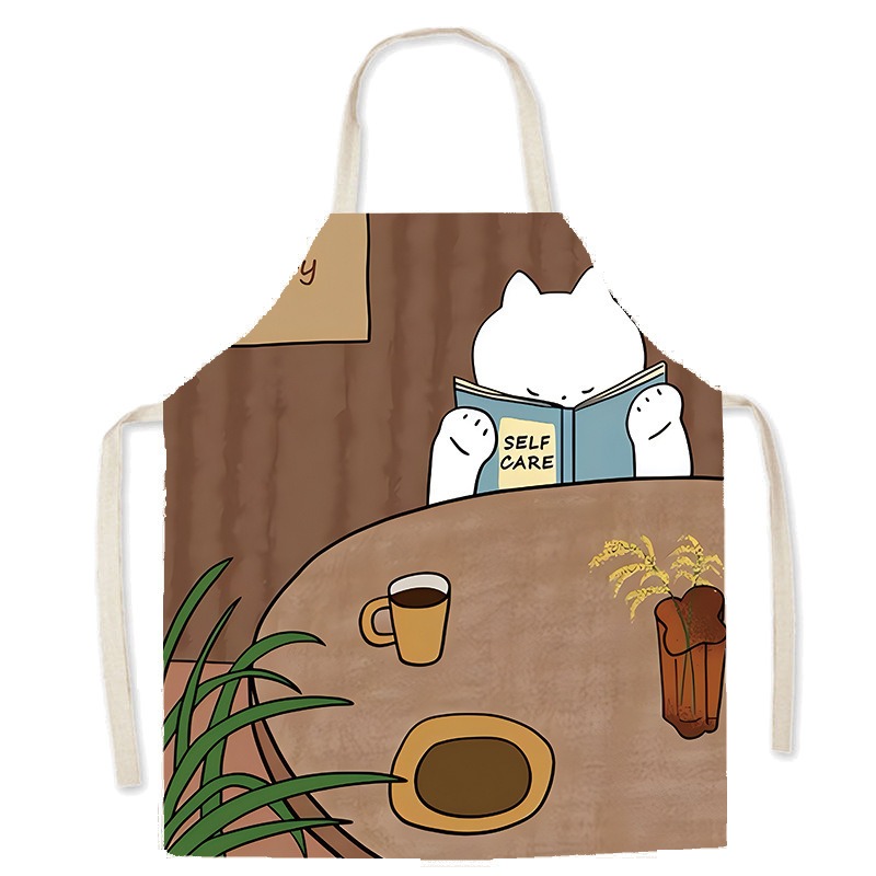 Sevimli Beyaz Kedi Baskılı Önl - Home Cooking For Cats incelemesi ve fiyatı