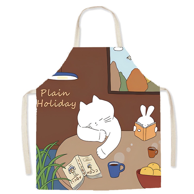 Sevimli Beyaz Kedi Baskılı Önl - Home Cooking For Cats incelemesi ve fiyatı