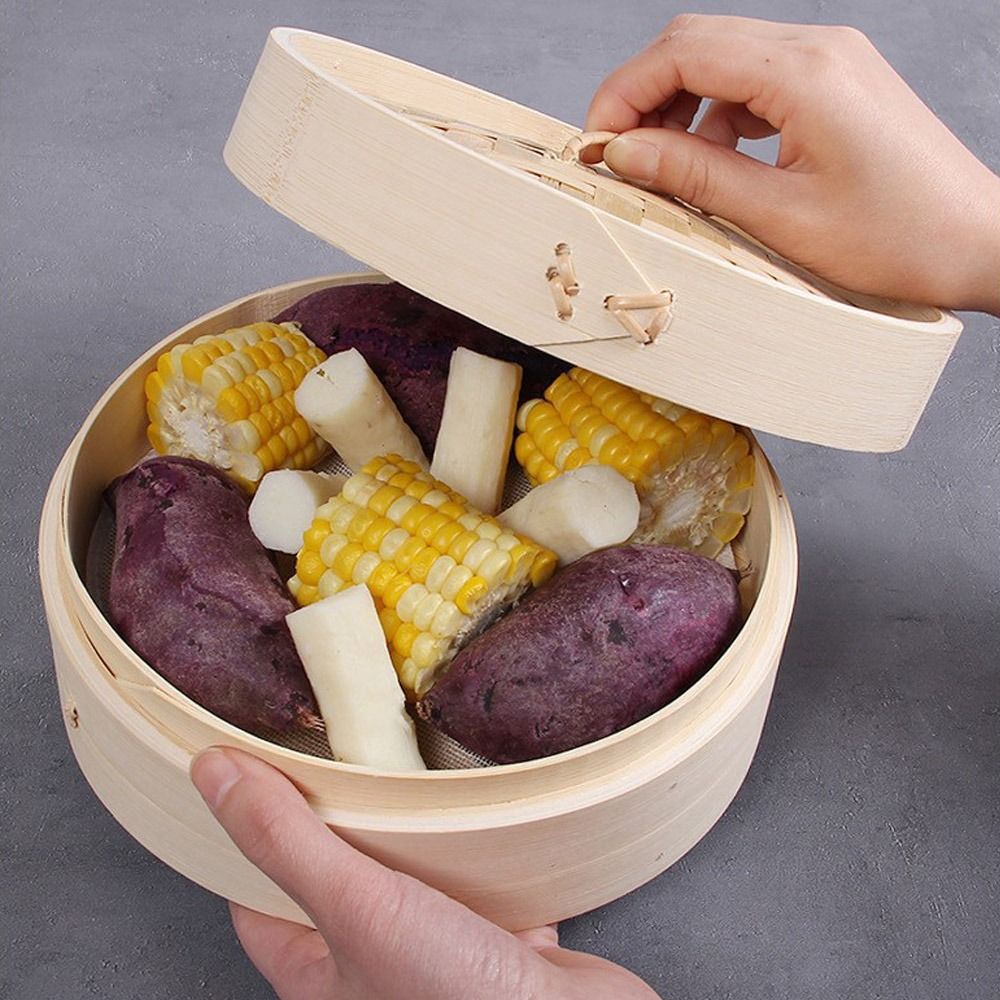 Çin Buharlı Pişirici, Kapaklı  - Steamer Bamboo Set incelemesi ve fiyatı